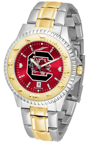 South Carolina Gamecocks Men's Competitor Stainless Steel Anochrome Two Tone Men's Watch
